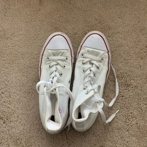 Women’s high top white converse